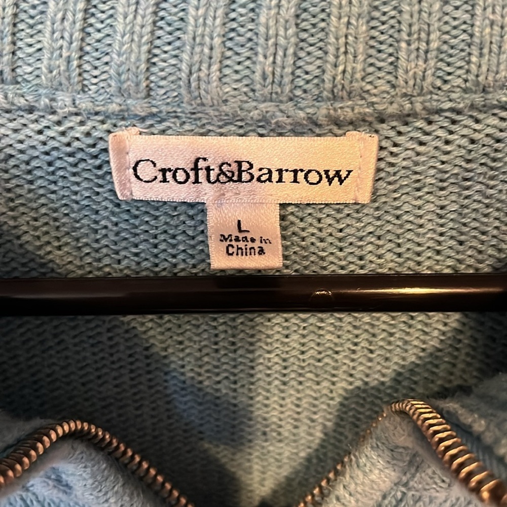 Croft & Barrow quarter zip sweater - Picture 2 of 3